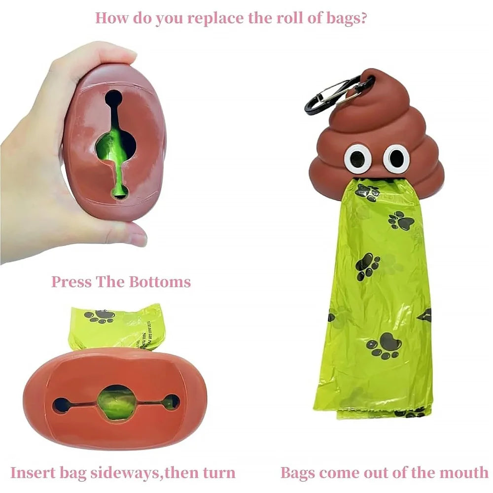 Poop Shaped Waste Bag Holder