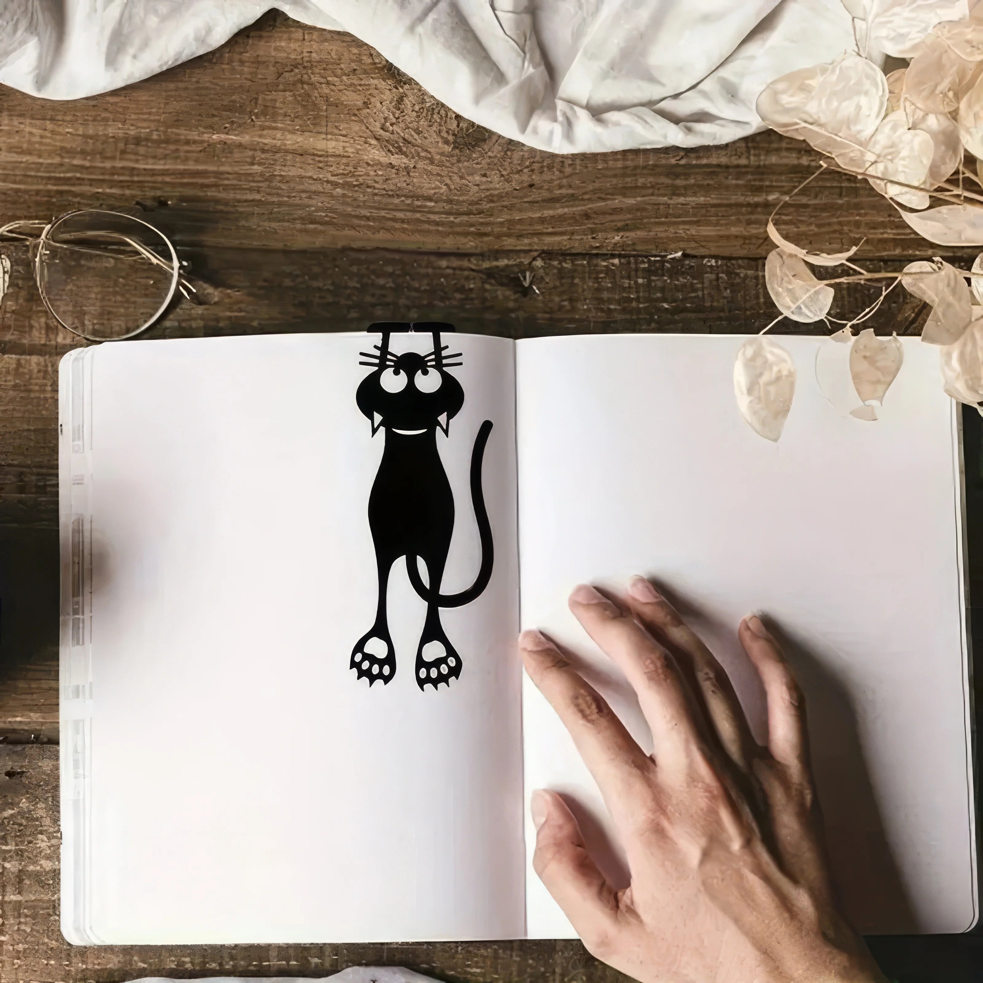 2/4 Black Cat Bookmarks