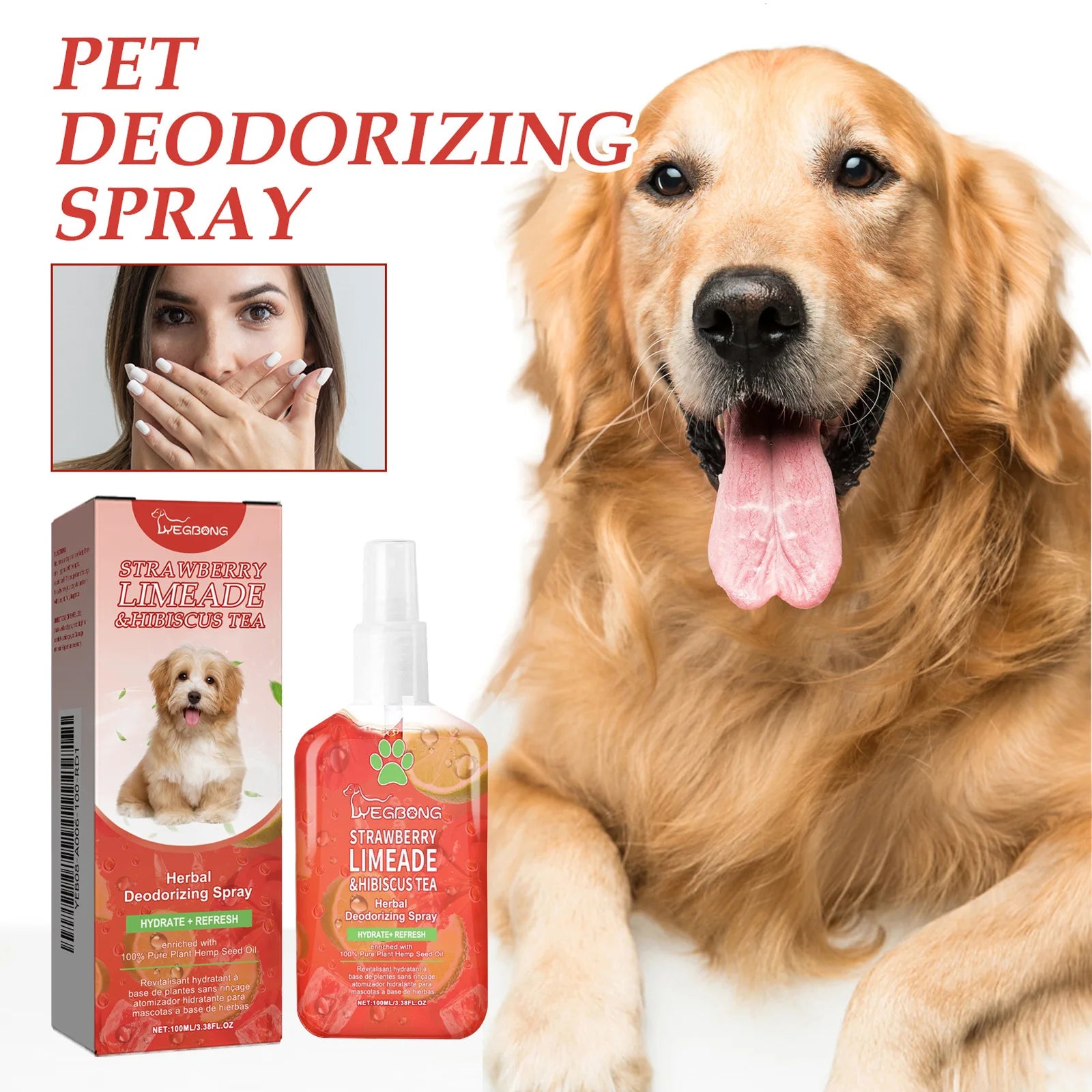 Pet Deodorant Spray Dog/Cat