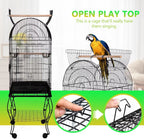 Rolling Bird Cage Wrought Iron