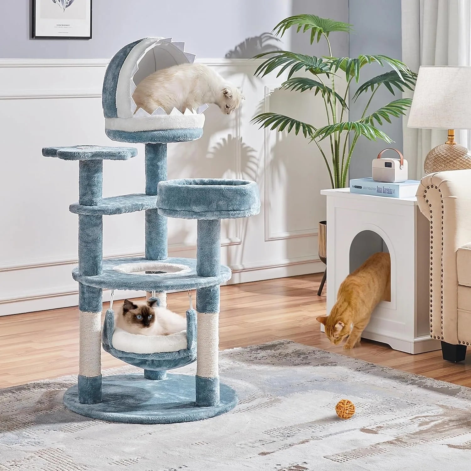 Ocean-Themed Cat Tree