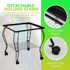 Rolling Bird Cage Wrought Iron