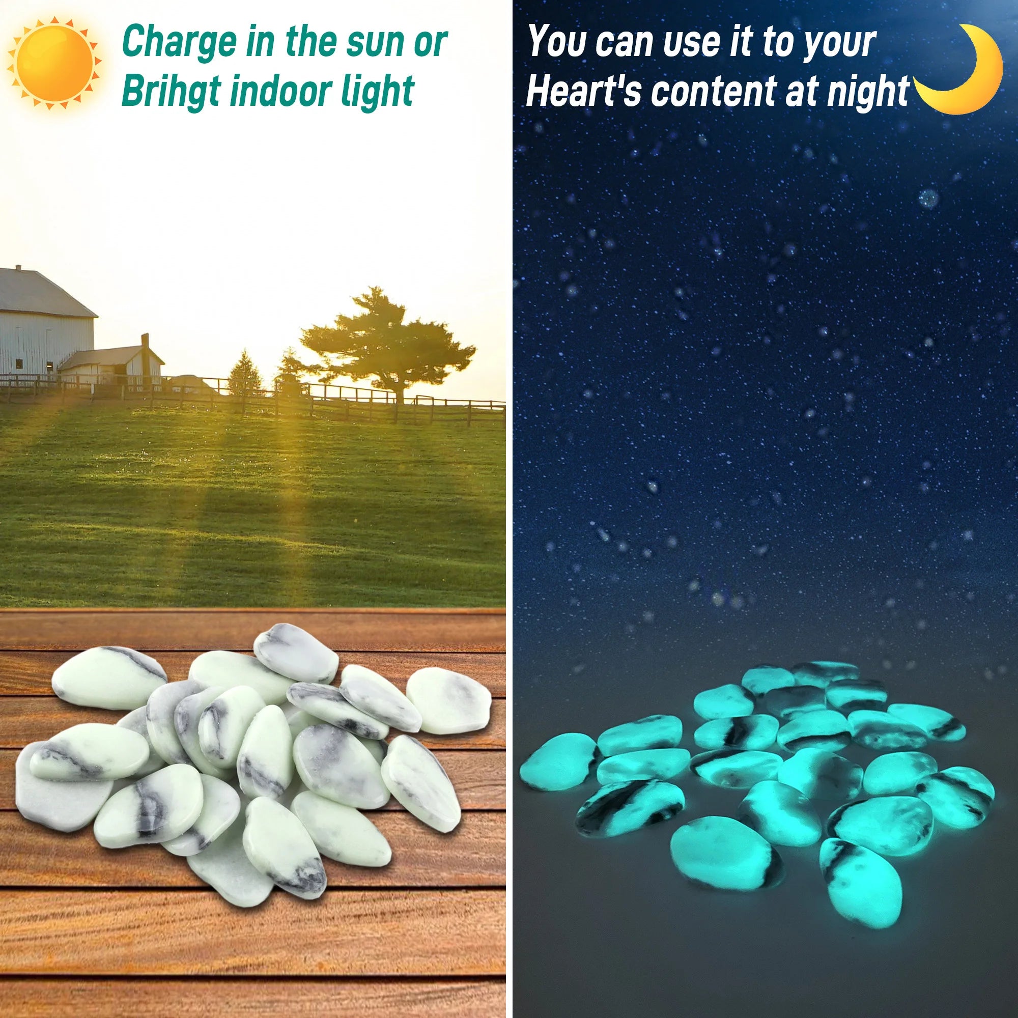 Glowing Rocks For multiple areas
