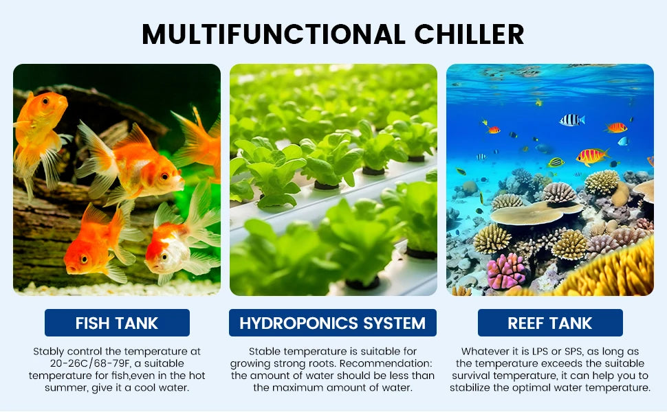 132 Gal Fish Tank Ice Bath Chiller