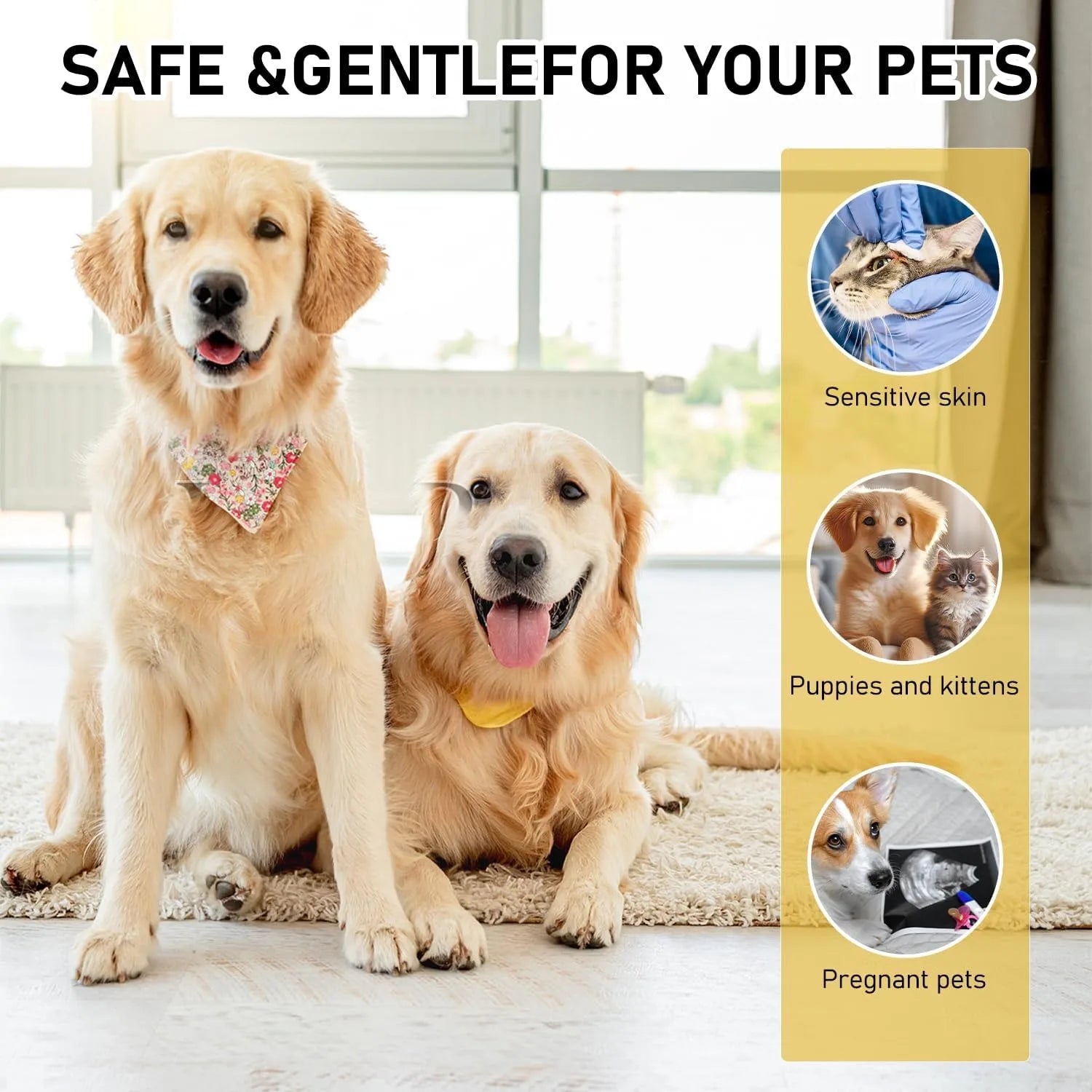 2Pcs Pet Soothing Spray/Dogs Cats Itchy Skin Relief