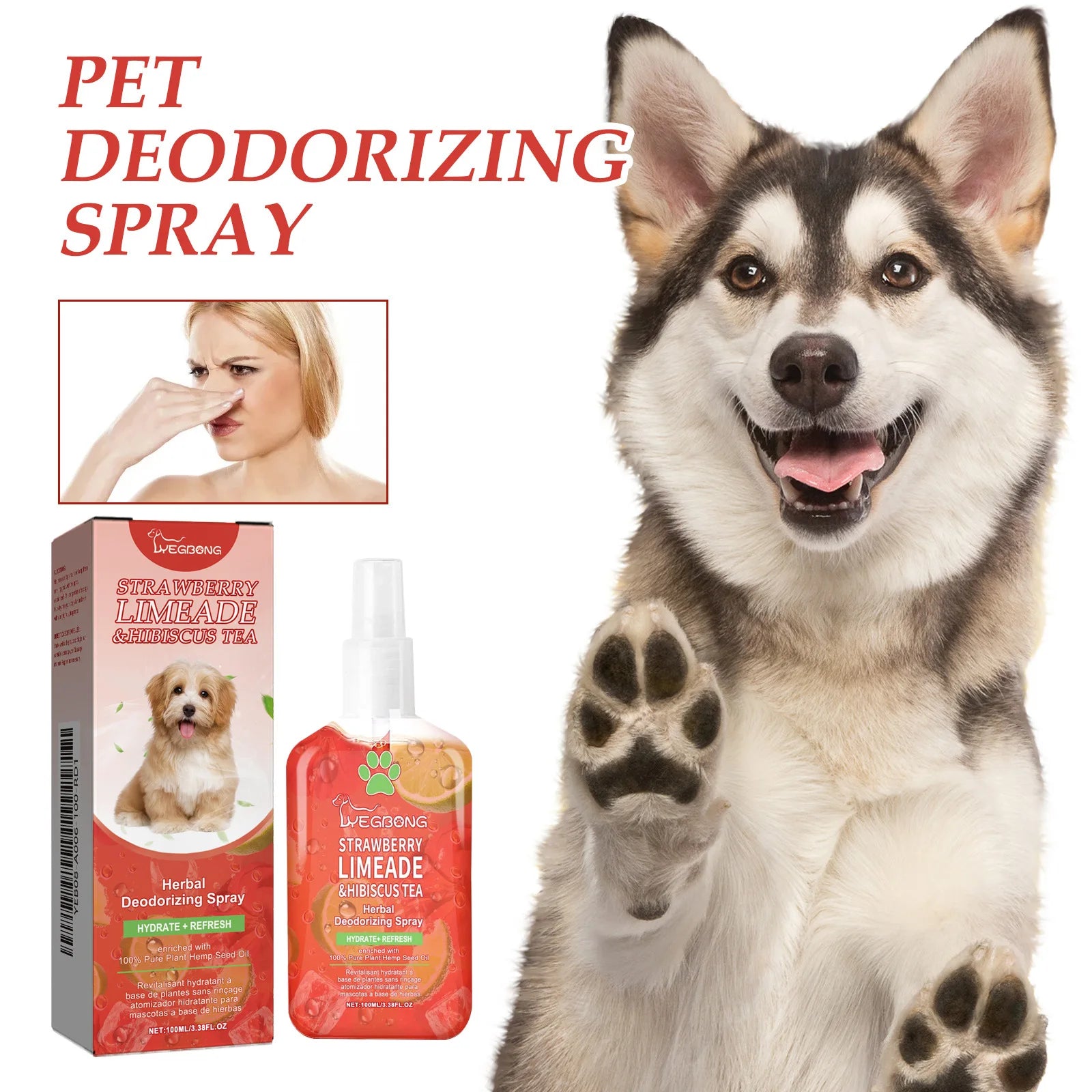 Pet Deodorant Spray Dog/Cat