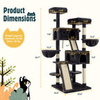 65in Multi-Level Large Cat Tree