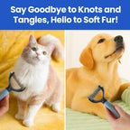 Dog & Cat De-shedding Brush Professional Pet Grooming Tool