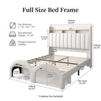 Queen Bed Frame with Pet Rest Area