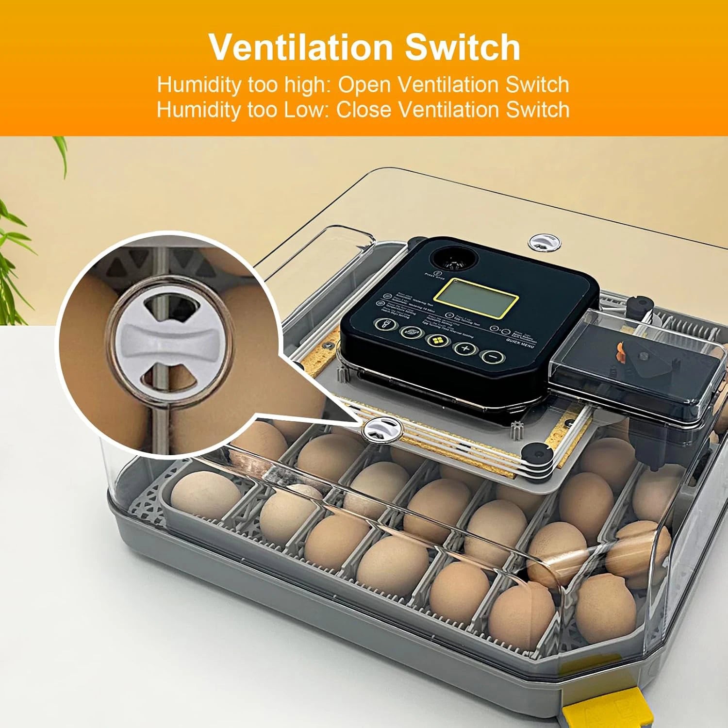 48 Egg Incubator/Auto Temp