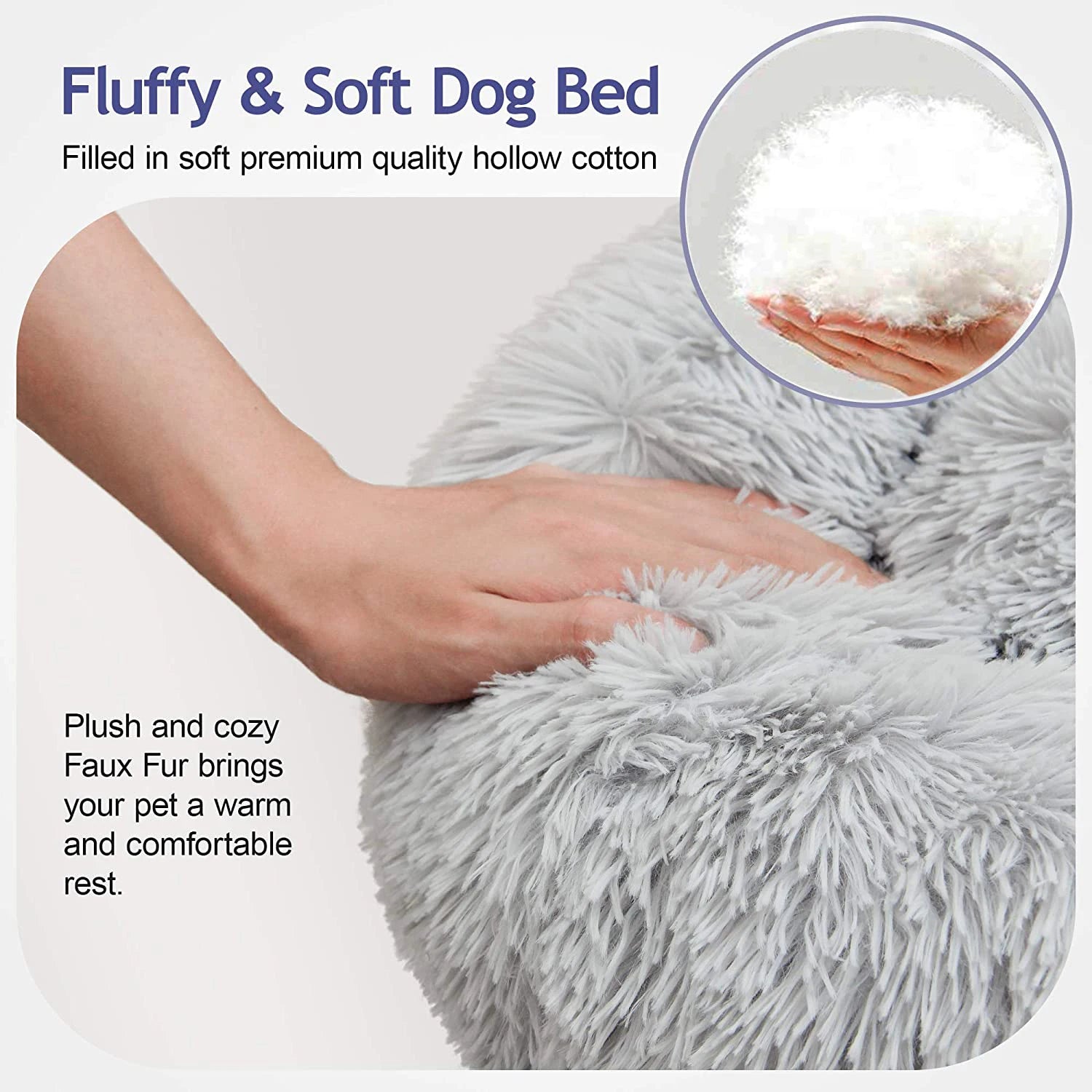 Donut Pet Bed Warm