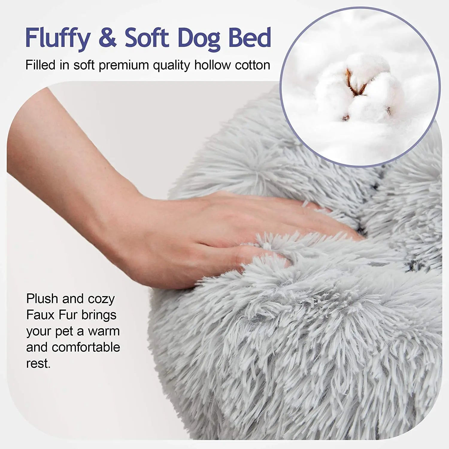 Donut Pet Bed Warm