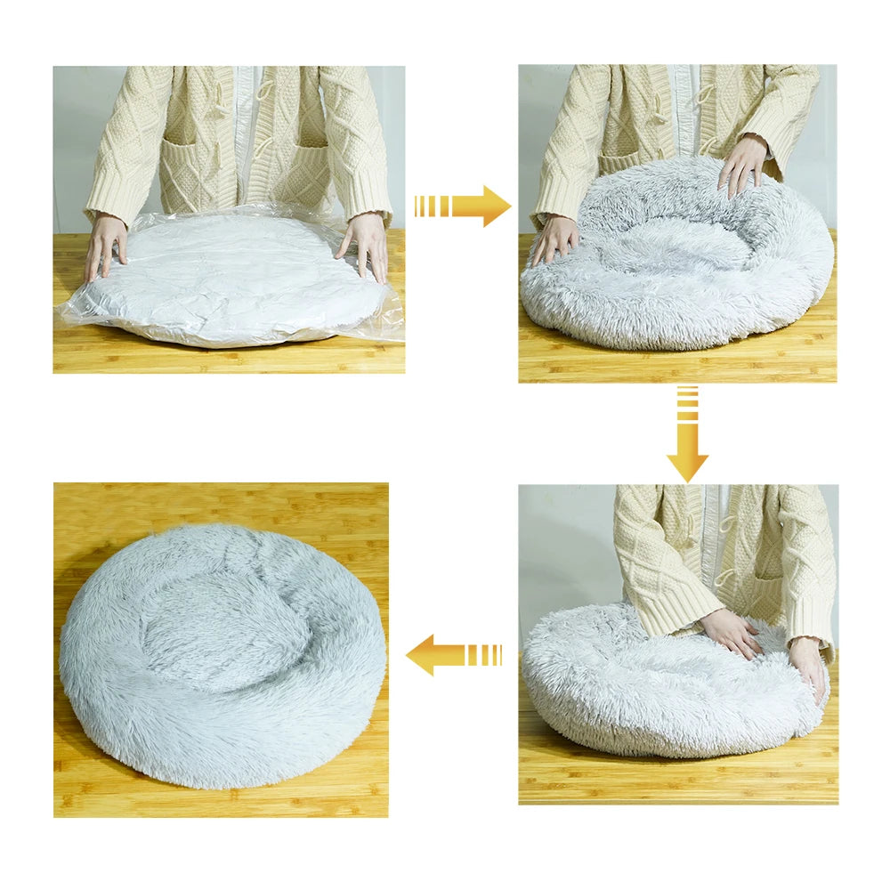 Donut Pet Bed Warm