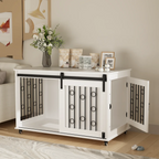 Modern Wooden Dog Crate