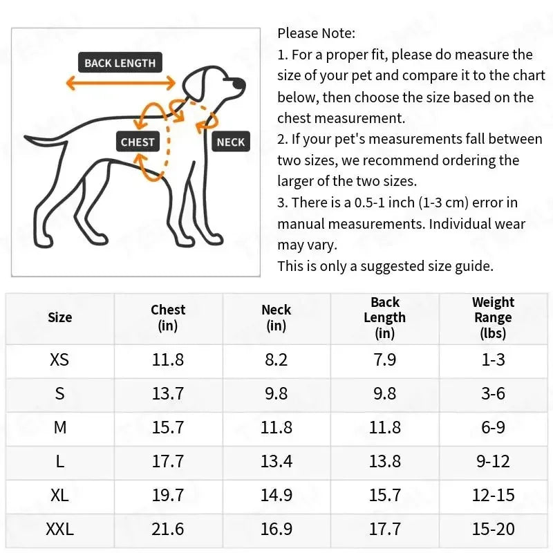 Pet Hoodie For Small & Medium Dogs