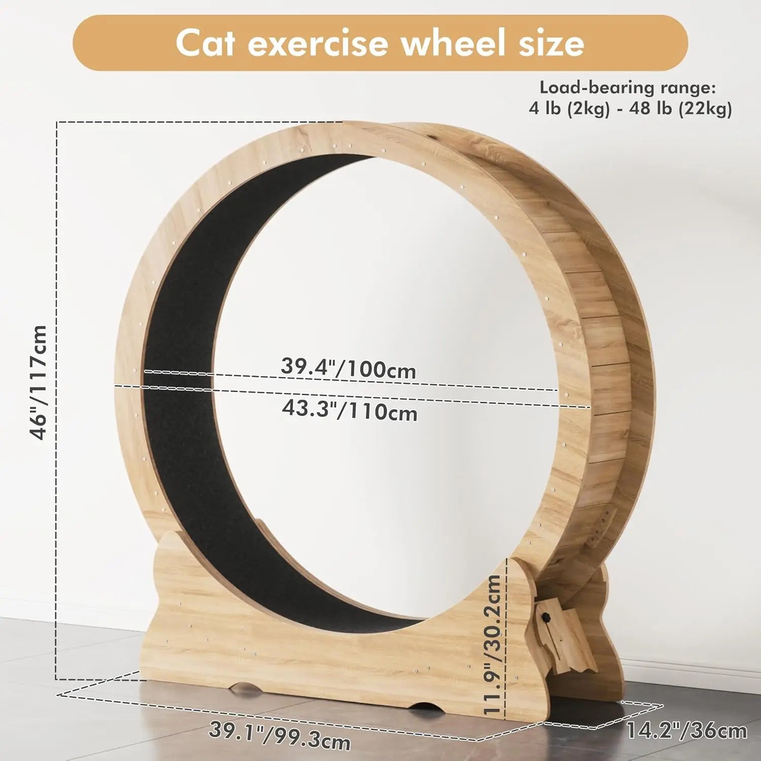 Cat Exercise Wheel, 46''