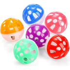 6/100Pcs Cat Toy Jingle Balls