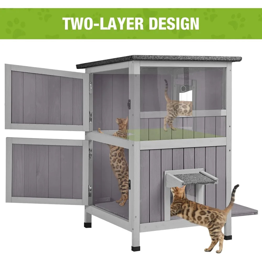 Cat House, Waterproof Kitty Shelter