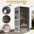 4-Tier Outdoor Cat Enclosure