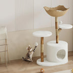 Wood Modern Cat Tree Tower