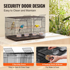 30In Flight Bird Cage, Stackable