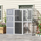 Large Wood Cat Enclosure