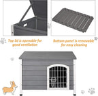 31" Wooden Dog Cage