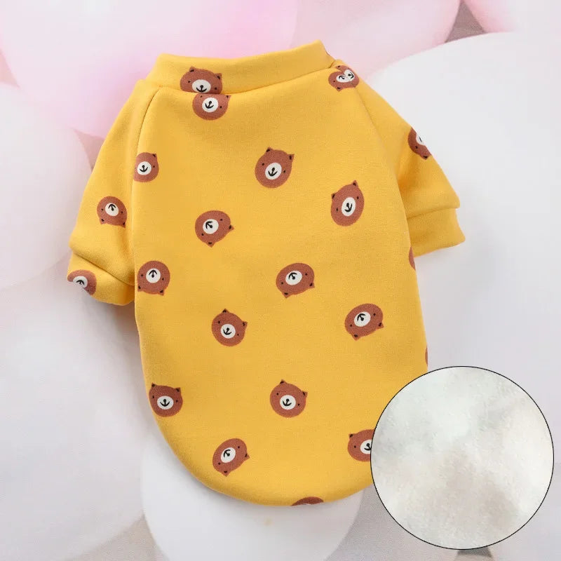 Cute Print Cat Clothes Suit
