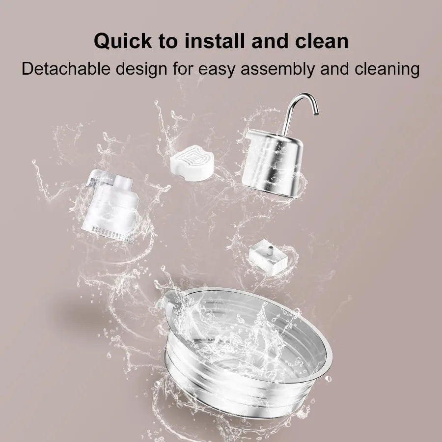 Cat Water Fountain Stainless Steel
