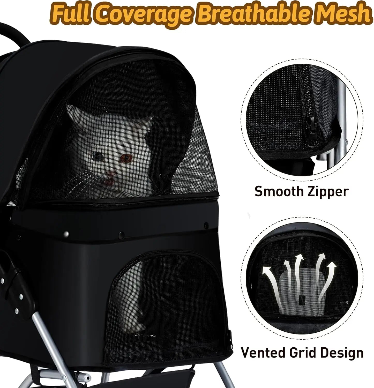 Foldable Pet Stroller