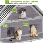 Weatherproof feral Cat Shelter