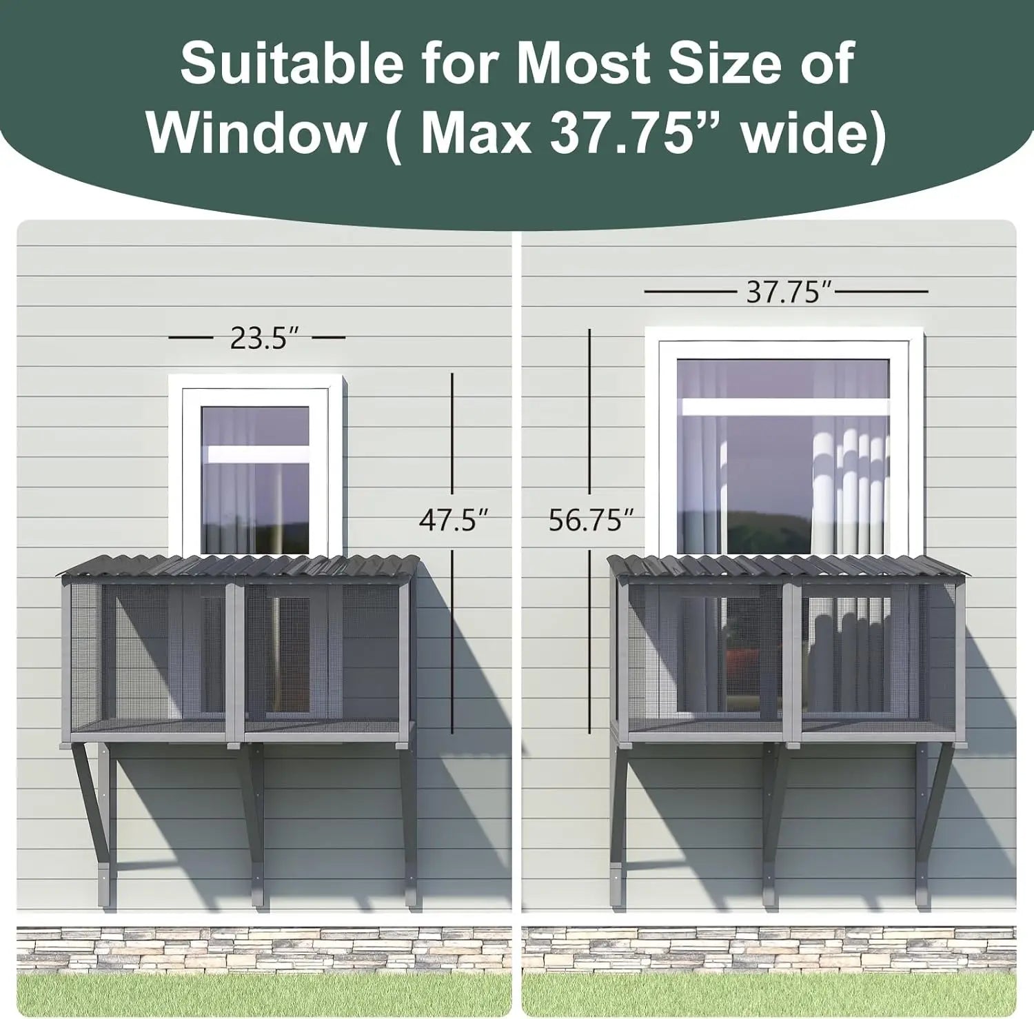 Cat Catio with Mosquito-Proof