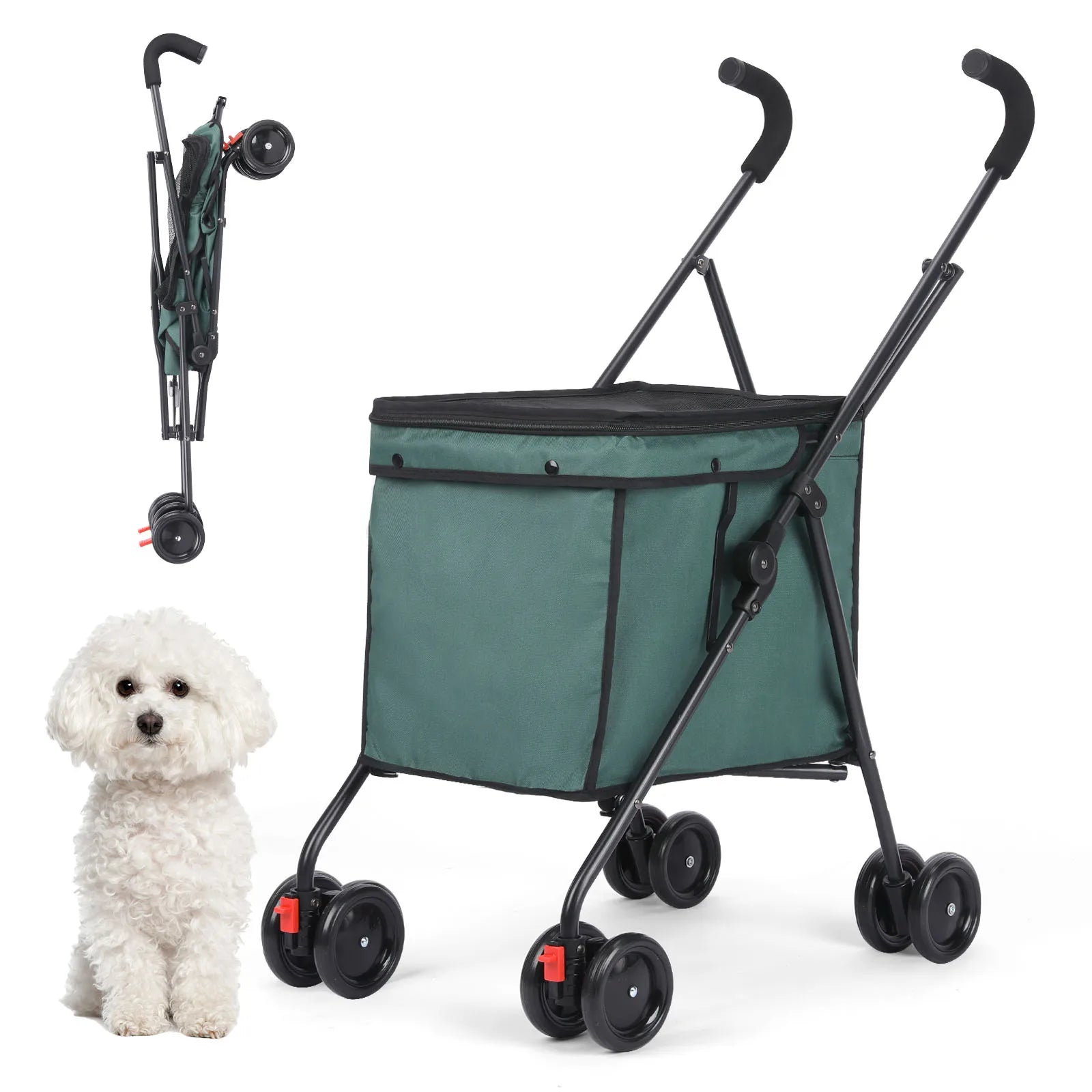 Shopping Trolley Wheels Dog Stroller
