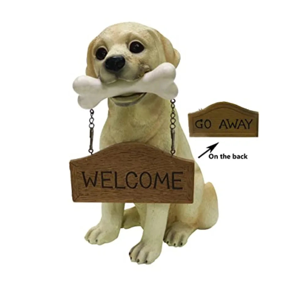 outdoor labrador retriever statue
