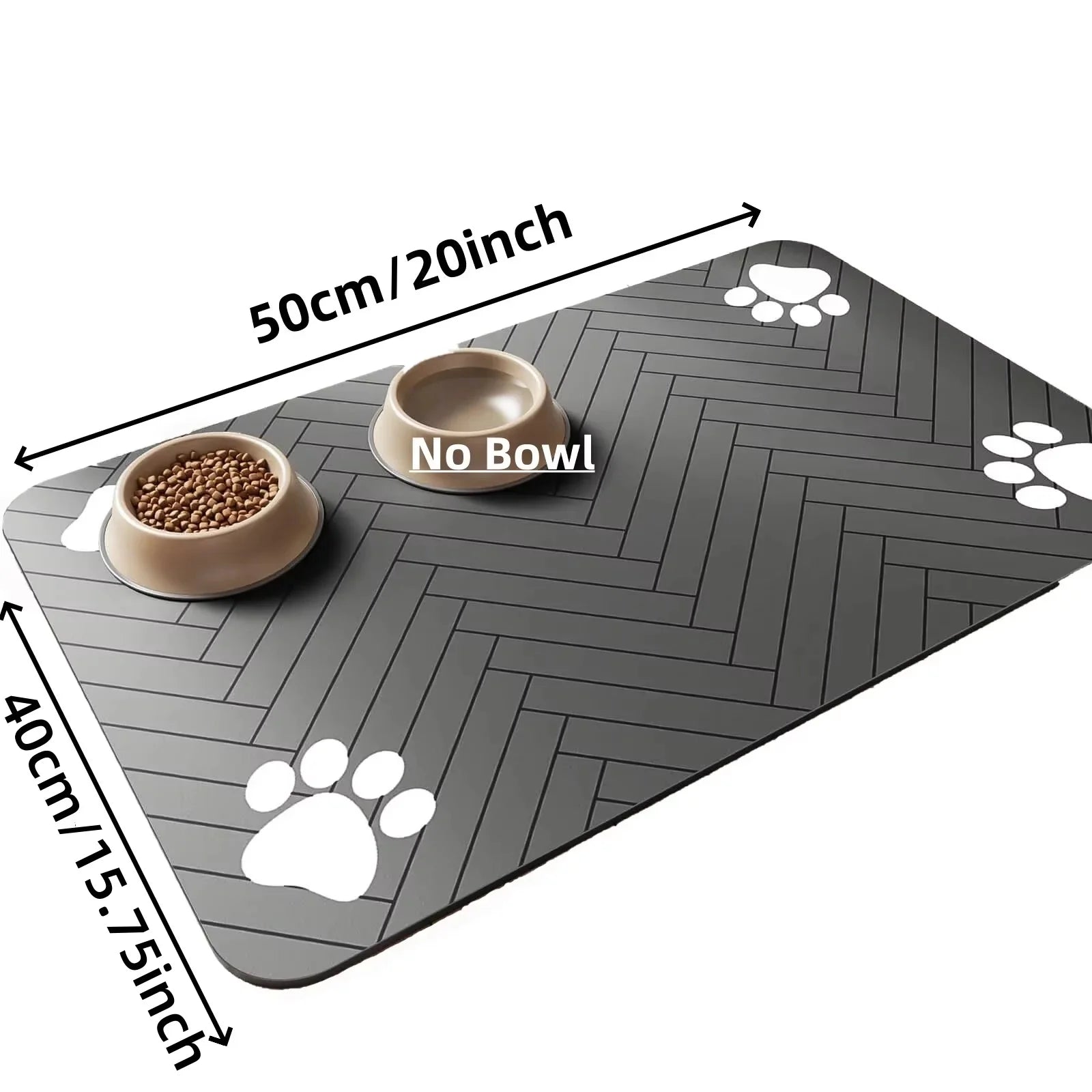 S,M,L absorbent Pet Feeding Mat