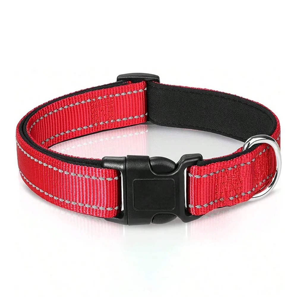 Reflective Dog Collar Soft Padded
