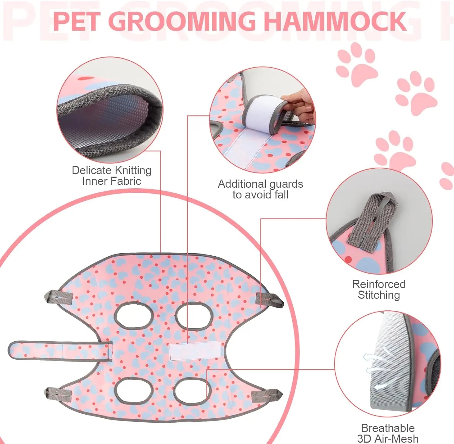 Pet Grooming Hammock Harness