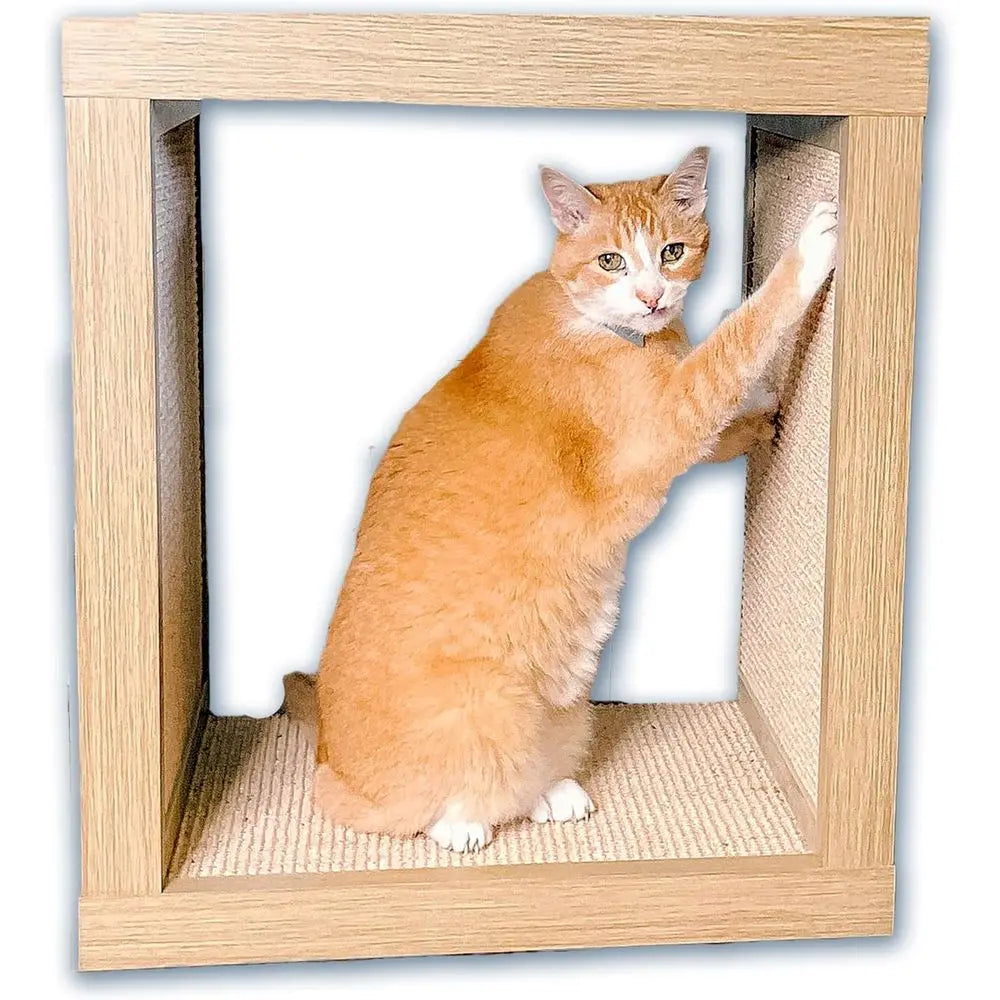 Wooden Cat Scratch Table