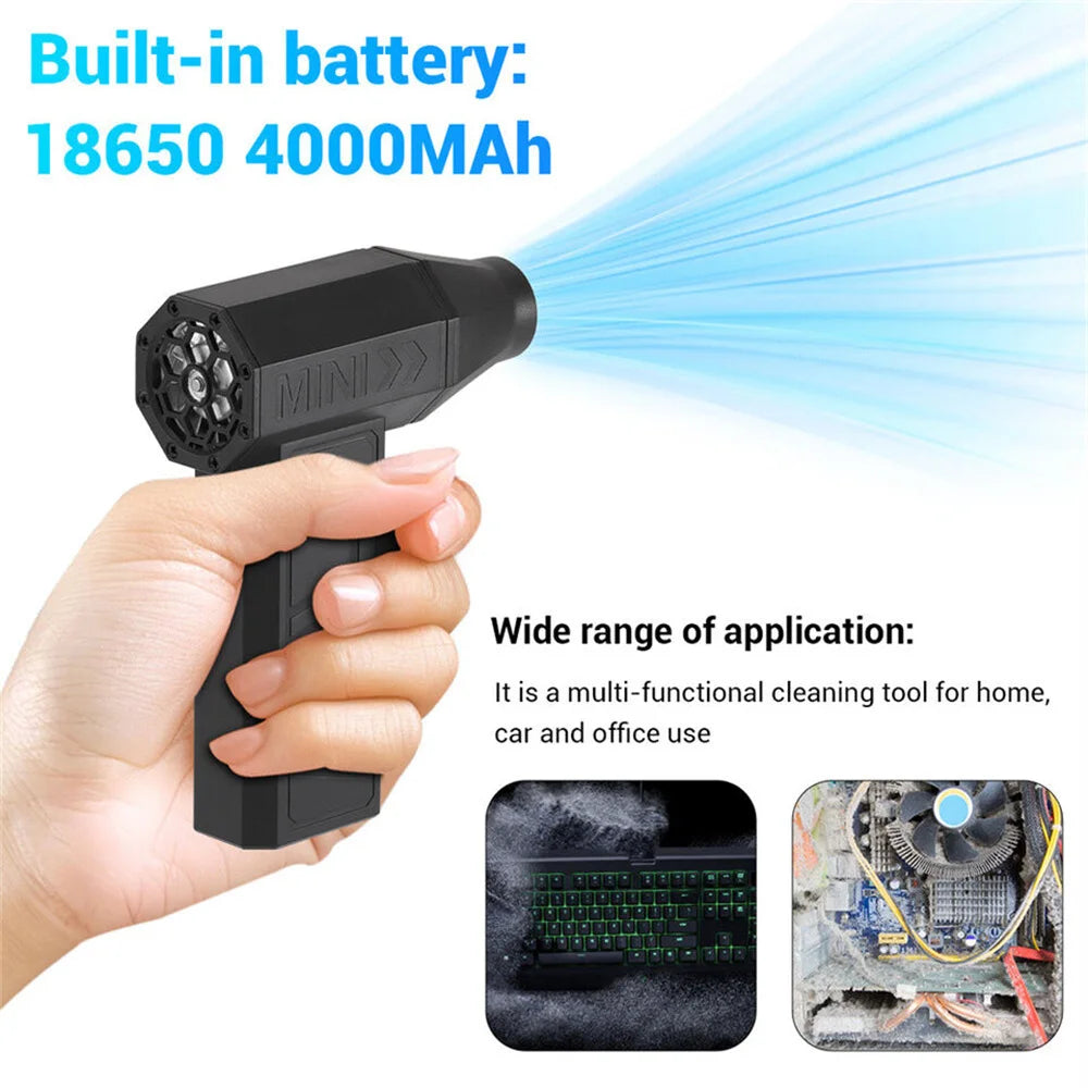 Mini Fan Electric Air Duster