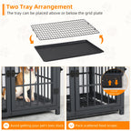 Dog Crate Metal/Wood