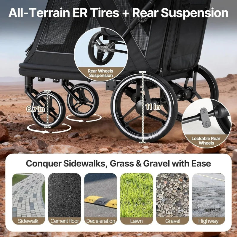 Stroller Medium Dogs, All Terrain