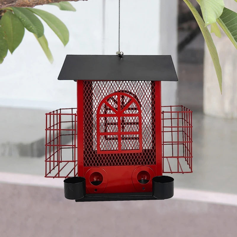 Metal Hanging Bird Feeder