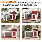 Outdoor Wooden Rabbit Hutch