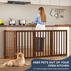 Foldable Bamboo Dog Gate