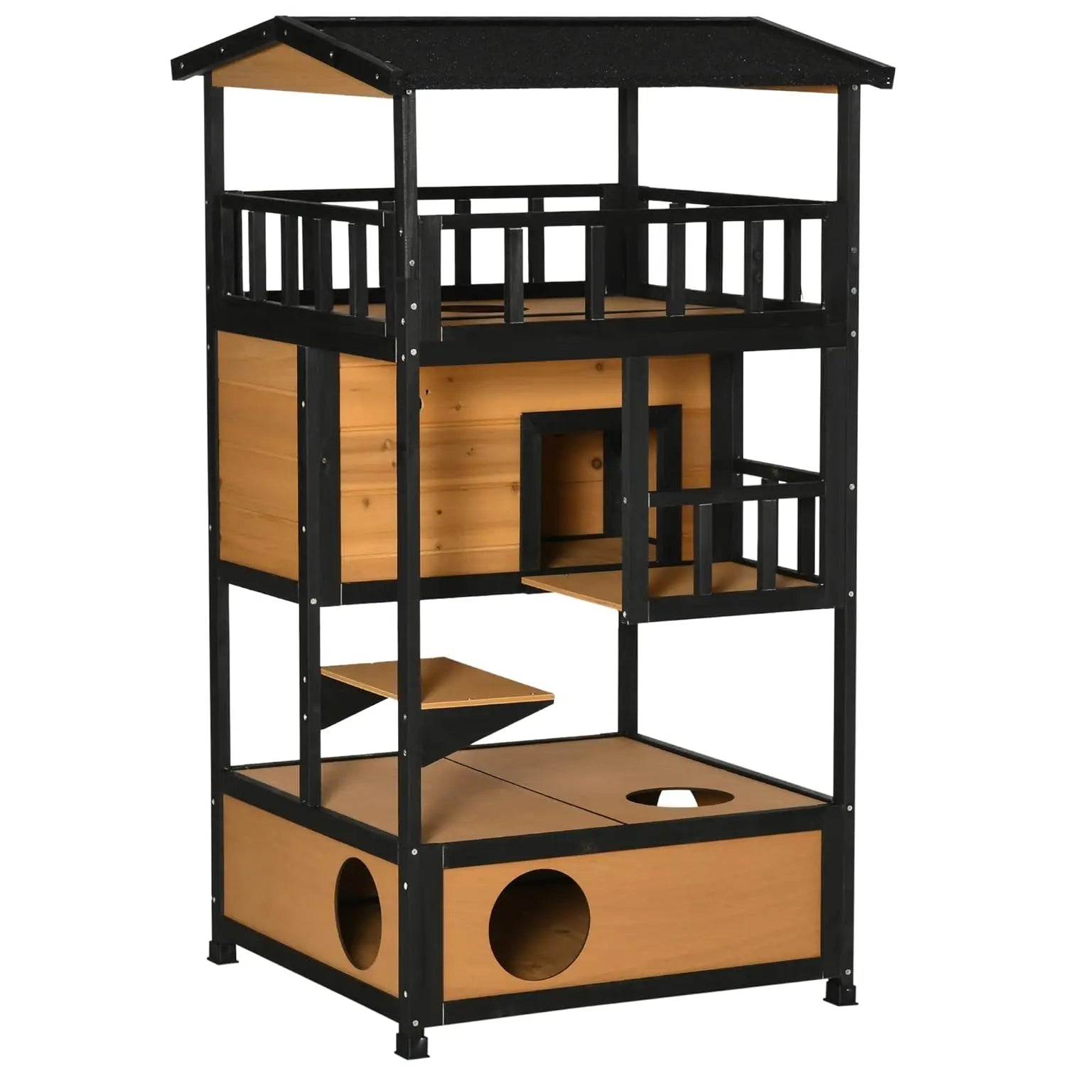 Wooden Cat Shelter