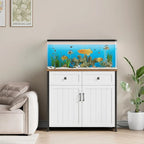 White Heavy-Duty Stand/40-50 Gallons