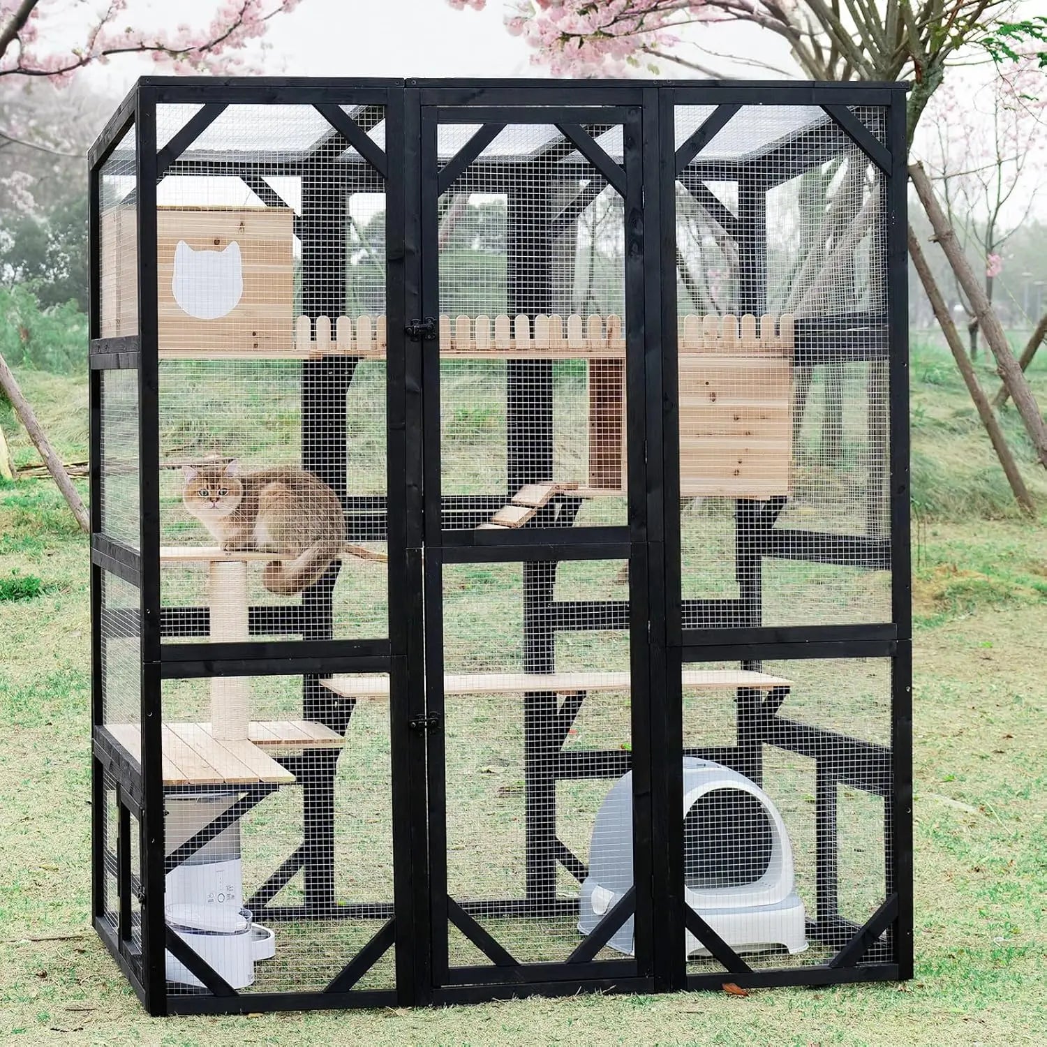 Cat Enclosure Walk-in 73"