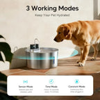 Wireless Stainless Steel Water Fountain