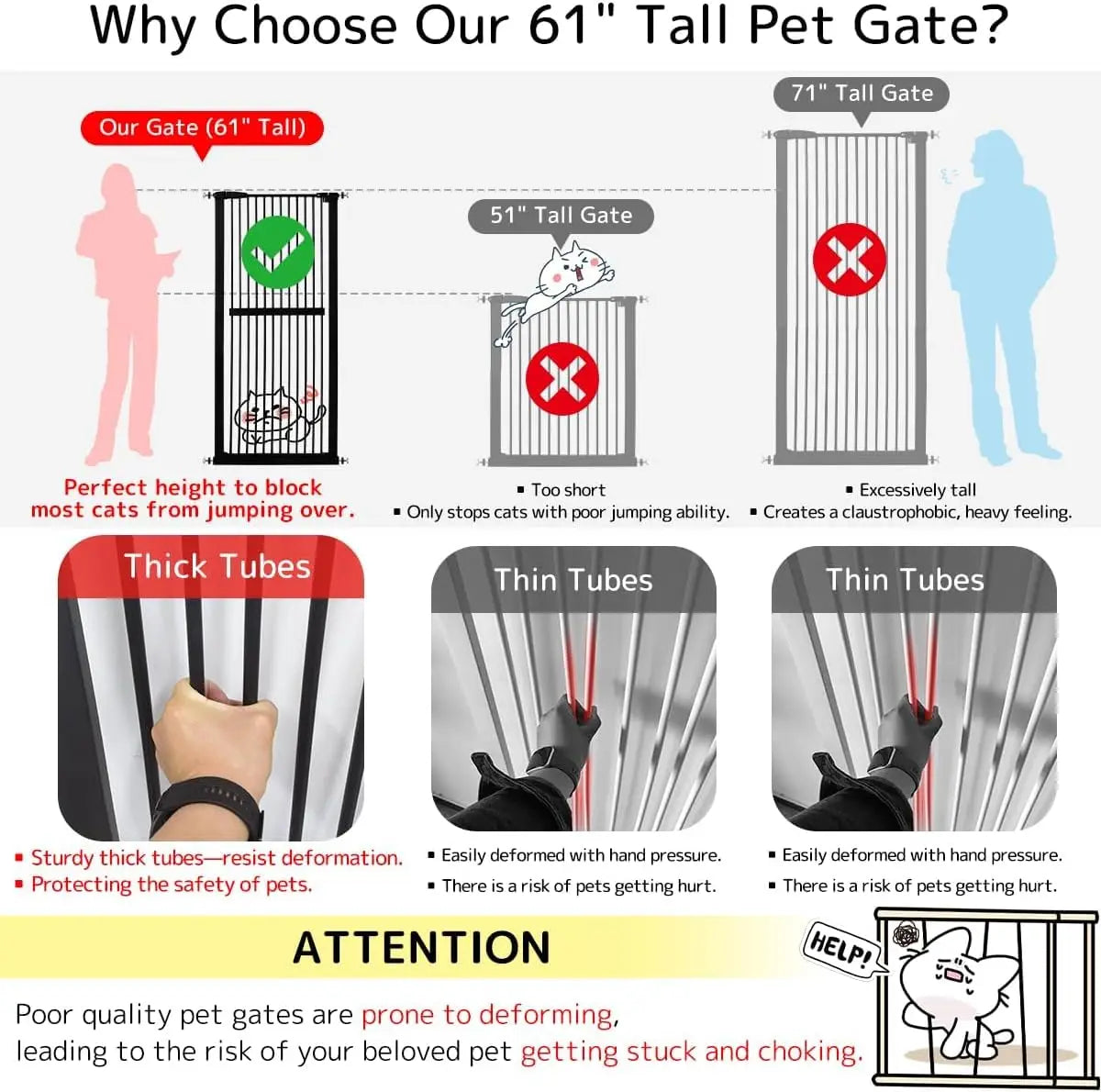 Extra Tall Pet Gate