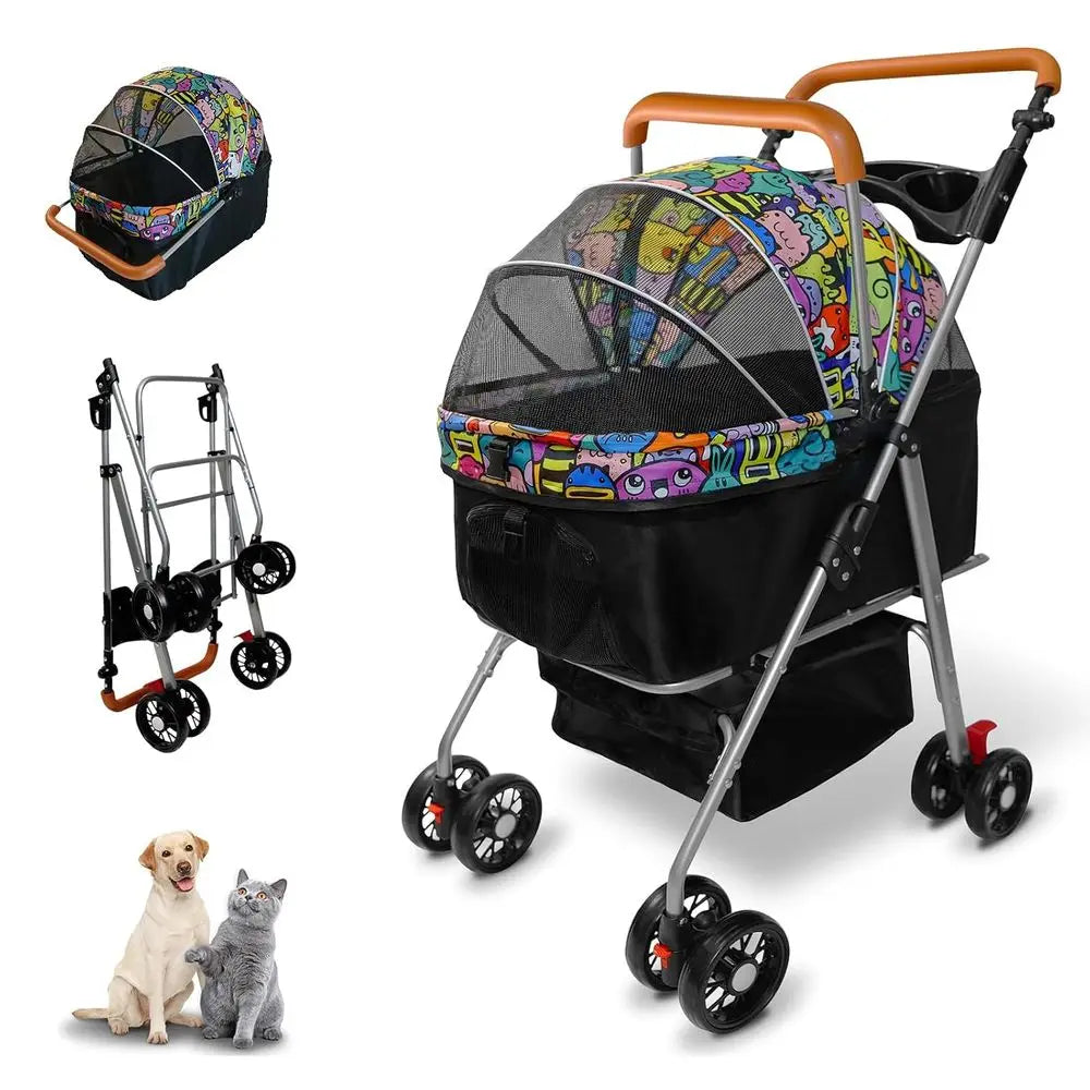 Foldable Pet Stroller